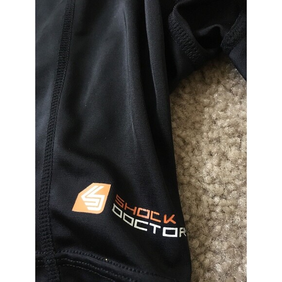 Shock Doctor Boys Black Core Compression Shorts Active & Athletic Size Large - Picture 2 of 7